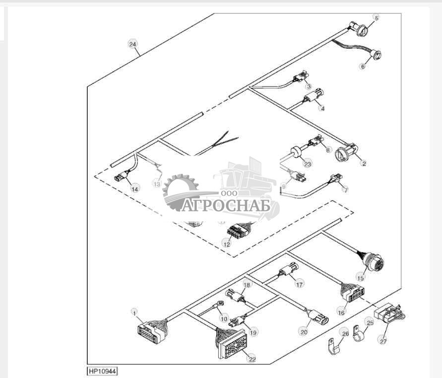 RH Main Wiring Harness 